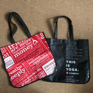 NEW Lululemon Large Tote Bags Bundle Of Two